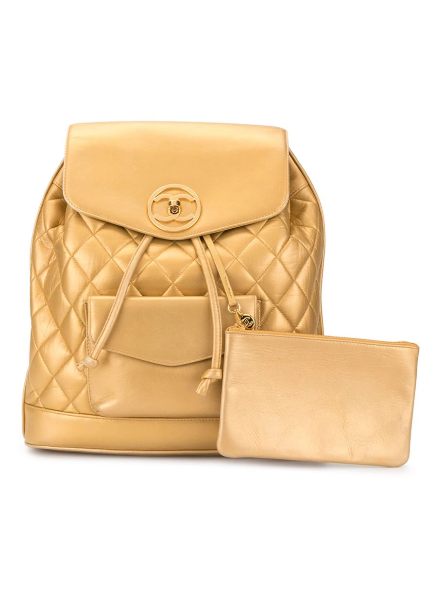 Affordable HOT SALE Women CHANEL turn-lock backpack circle 0404